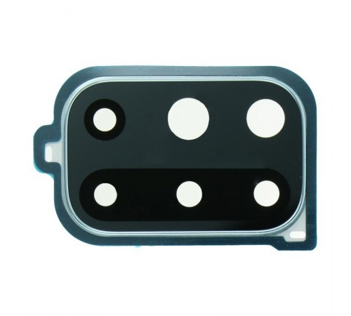 Скло камери для OnePlus 8T, зелена (Aquamarine Green), з рамкою