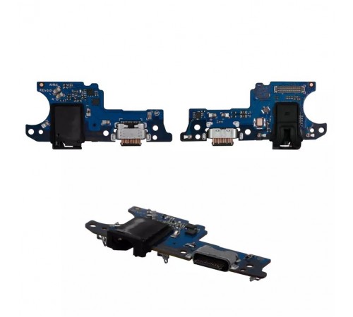 Шлейф для Samsung A025F/DS Galaxy A02s, коннектора зарядки, коннектора наушників, мікрофона, плата зарядки, Original (PRC)