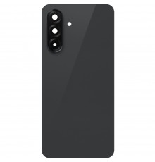 Задняя панель корпуса для Samsung A366 Galaxy A36, черная, Copy + стекло камеры