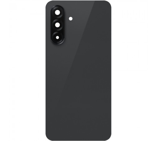 Задняя панель корпуса для Samsung A366 Galaxy A36, черная, Copy + стекло камеры