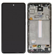 Дисплей для Samsung A525 Galaxy A52, A526 Galaxy A52 5G, белый, с рамкой, Original (PRC)