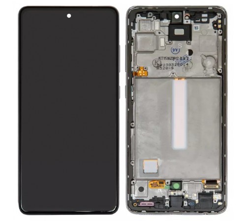 Дисплей для Samsung A525 Galaxy A52, A526 Galaxy A52 5G, белый, с рамкой, Original (PRC)