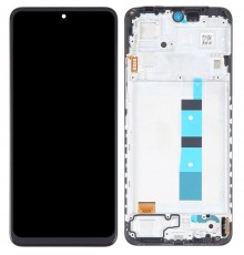 Дисплей для Xiaomi Redmi Note 12 4G, чорний, з рамкою, Original (PRC)
