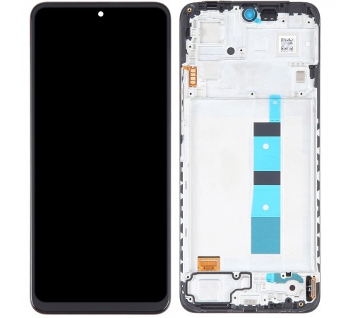 Дисплей для Xiaomi Redmi Note 12 4G, чорний, з рамкою, Original (PRC)