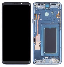 Дисплей для Samsung G965 Galaxy S9 Plus, синий (Coral Blue), с рамкой, High Copy (OLED)