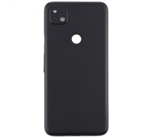 Задняя панель корпуса для Google Pixel 4a 4G черная, Just Black + стекло камеры