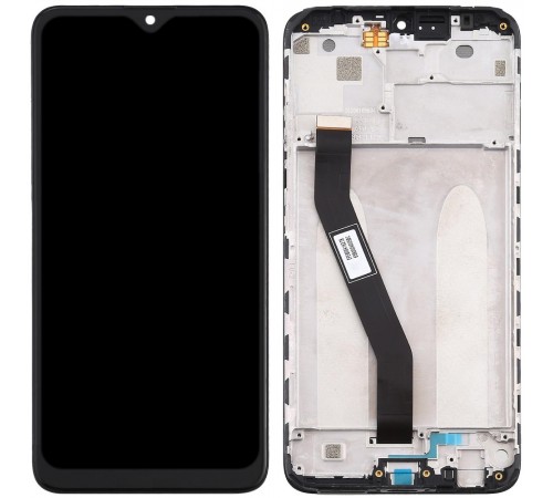 Дисплей для Xiaomi Redmi 8, Redmi 8A, чорний, Лого Redmi, з рамкою, Original (PRC), M1908C3IC, MZB8255IN, M1908C3IG, M1908C3IH, MZB8458IN, M1908C3KG, M1908C3KH