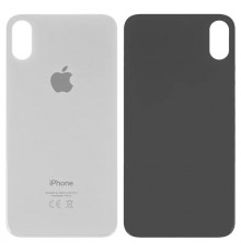 Задняя панель корпуса для iPhone X, белая, не нужно снимать стекло камеры, big hole