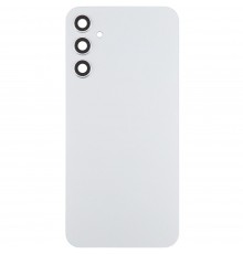 Задня панель корпуса для Samsung A346 Galaxy A34 5G, срібляста (Silver), Copy + скло камери