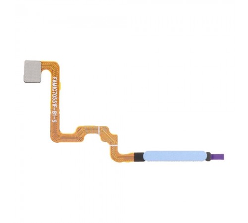 Шлейф для Xiaomi 12, сканера отпечатка пальца (Touch ID), голубой (Sky Blue), Original (PRC)