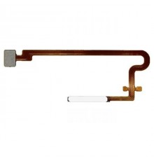 Шлейф для Tecno Spark 10 Pro (KI7), сканера отпечатка пальца (Touch ID), белый (Pearl White), Original (PRC)