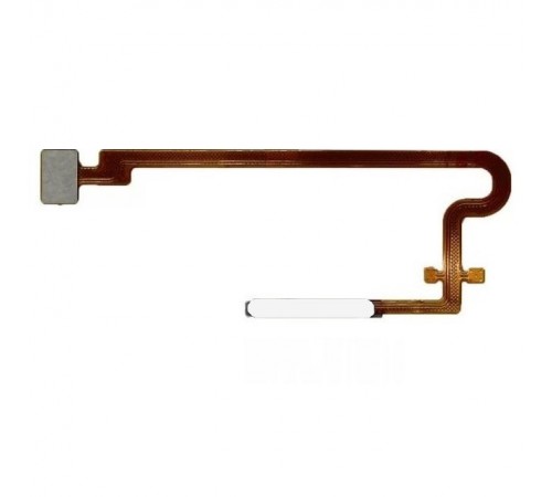 Шлейф для Tecno Spark 10 Pro (KI7), сканера отпечатка пальца (Touch ID), белый (Pearl White), Original (PRC)