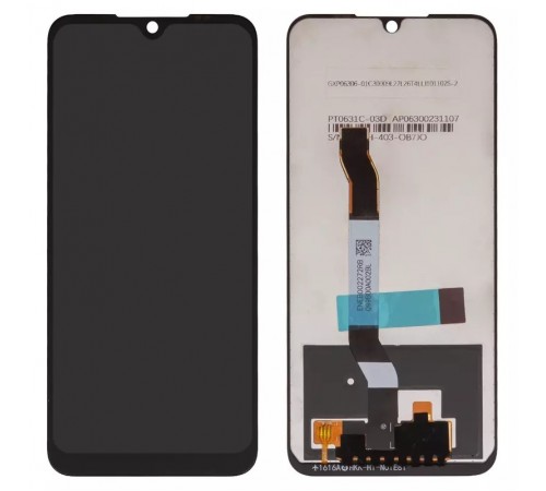 Дисплей для Xiaomi Redmi Note 8T, чорний, без логотипу, без рамки, (Box)