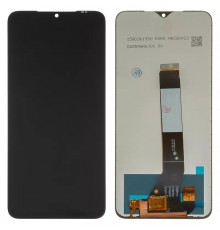 Дисплей для Xiaomi Poco M3, Redmi 9T, чорний, без рамки, High Copy