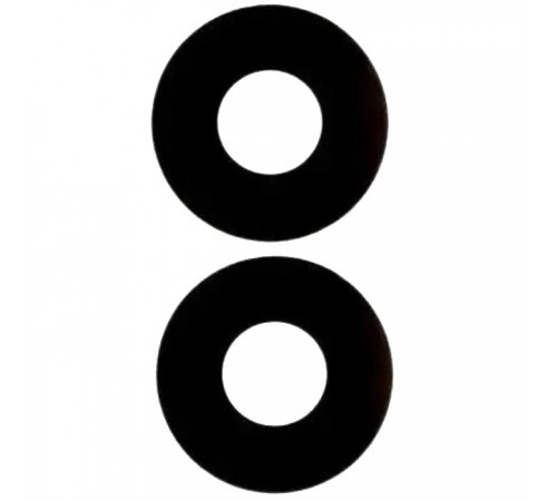 Стекло камеры для Xiaomi Redmi 10 5G, Redmi Note 11E, черное, без рамки, комплект 2шт.