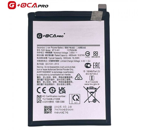 Аккумулятор G+OCA Pro SCUD-WT-W1 для Samsung A226 Galaxy A22 5G, Li-ion, 3,85 B, 5000 мАч