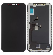 Дисплей для iPhone X, черный, с рамкой, Сopy AA, (OLED), НЕ.Х OEM hard