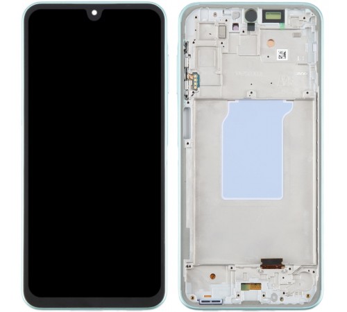 Дисплей для Samsung A266 Galaxy A26, зеленый (Mint), с рамкой, Original