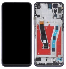 Дисплей для Huawei Honor 9X, Honor 9X Pro, фиолетовый (Phantom Purple), с рамкой, High Copy
