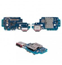 Шлейф для Samsung S918 Galaxy S23 Ultra, коннектора зарядки, микрофона, плата зарядки, Original (PRC)