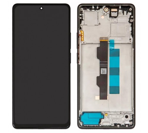 Дисплей для Xiaomi Redmi Note 13 Pro 4G, чорний, з рамкою, High Copy (OLED)