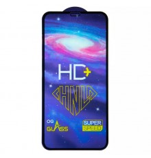 Защитное стекло ASP для Apple iPhone 11, iPhone XR, 0,33 мм 9H, совместимо с чехлом, Full Glue, черный, HD+