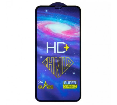 Захисне скло ASP для Apple iPhone 11, iPhone XR, 0,33 мм 9H, сумісне з чохлом, Full Glue, чорне, HD+ 