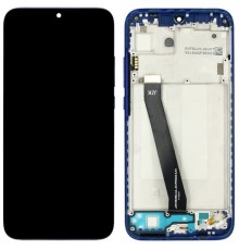 Дисплей для Xiaomi Redmi 7, синий (Comet Blue), с рамкой, Original (PRC), M1810F6LG, M1810F6LH, M1810F6LI