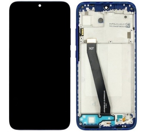 Дисплей для Xiaomi Redmi 7, синий (Comet Blue), с рамкой, Original (PRC), M1810F6LG, M1810F6LH, M1810F6LI