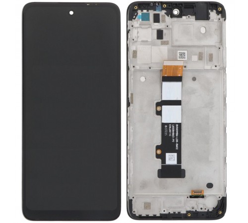Дисплей для Motorola Moto E32s XT2229, чорний, з рамкою, Original (PRC)