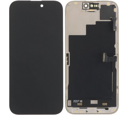 Дисплей для iPhone 15 Pro, черный, с рамкой, Original (PRC), без ошибки