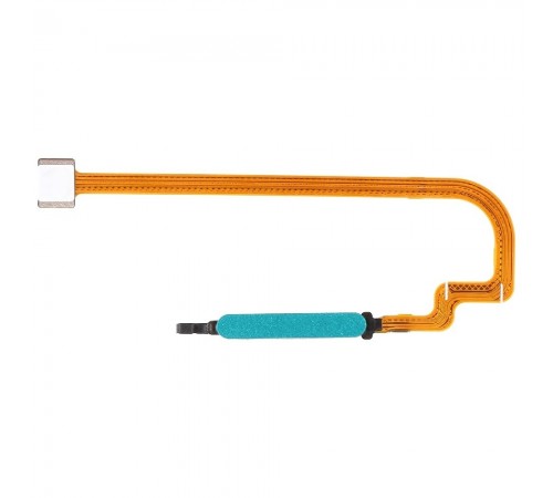 Шлейф для Xiaomi Redmi 9T, Poco M3, сканера отпечатка пальца (Touch ID), зеленый (Ocean Green), Original (PRC)