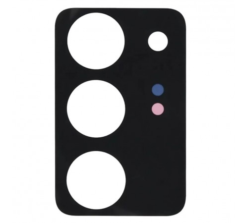 Скло камери для Samsung N985F Galaxy Note 20 Ultra, чорне, без рамки