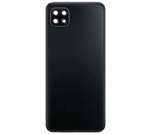 Задняя панель корпуса для Samsung A226 Galaxy A22 5G, серая + стекло камеры Задняя панель корпуса для Samsung A226 Galaxy A22 5G, серая + стекло камеры