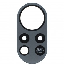 Скло камери для Infinix Hot 11S, чорне (Polar Black), без рамки