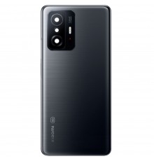Задняя панель корпуса для Xiaomi 11T, 11T Pro, серая (Meteorite Grey) + стекло камеры