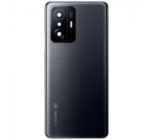 Задняя панель корпуса для Xiaomi 11T, 11T Pro, серая (Meteorite Grey) + стекло камеры