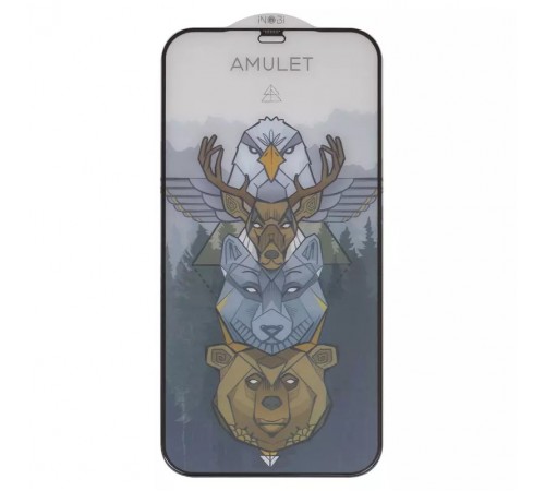 Защитное стекло iNobi Amulet для Apple iPhone 12 Pro Max, Full Glue, Anti-Static, (без упаковки), черный Защитное стекло iNobi Amulet для Apple iPhone 12 Pro Max, Full Glue, Anti-Static, (без упаковки), черный