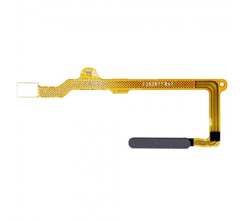 Шлейф для Huawei P40 Lite 4G, P40 Lite 5G, сканера отпечатка пальца (Touch ID), черный, Original (PRC)