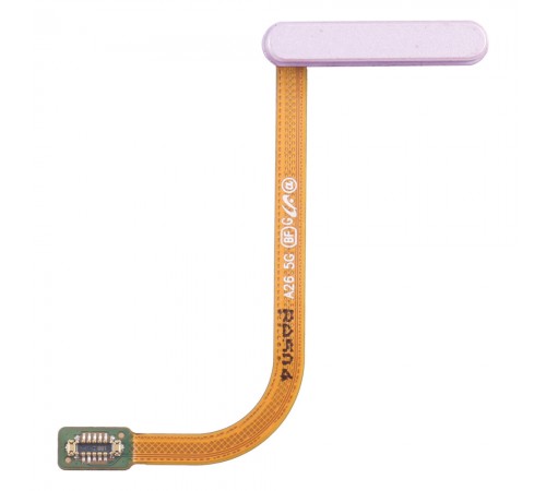 Шлейф для Samsung A266 Galaxy A26, кнопки включения, сканера отпечатка пальца (Touch ID), розовый (Peach Pink), Original (PRC)