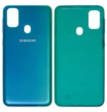 Задняя панель корпуса для Samsung M307F Galaxy M30s, синяя (Sapphire Blue)
