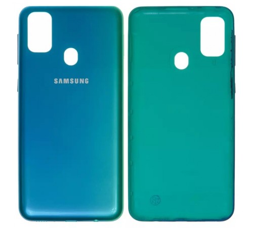 Задняя панель корпуса для Samsung M307F Galaxy M30s, синяя (Sapphire Blue)