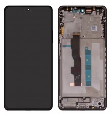 Дисплей для Xiaomi Redmi Note 13 5G, черный, с рамкой, High Copy (OLED)