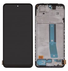 Дисплей для Xiaomi Redmi Note 11, чорний, з рамкою, High Copy (OLED)