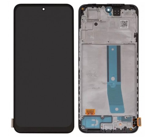 Дисплей для Xiaomi Redmi Note 11, чорний, з рамкою, High Copy (OLED)