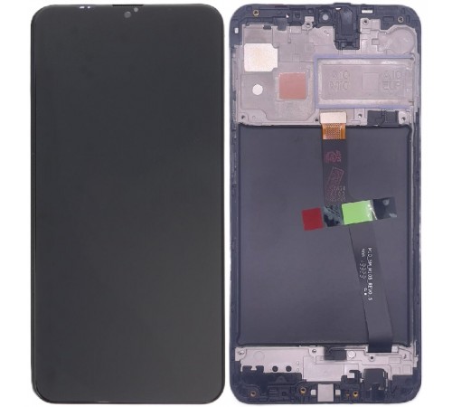 Дисплей для Samsung A105 Galaxy A10, черный, с рамкой, Copy Дисплей для Samsung A105 Galaxy A10, черный, с рамкой, Copy