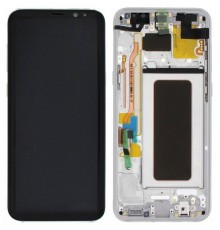Дисплей для Samsung G955 Galaxy S8 Plus, серый, с рамкой, High Copy (OLED)