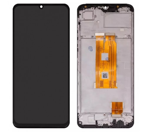 Дисплей для Realme C63 4G, черный, с рамкой, High Copy