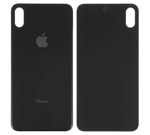 Задняя панель корпуса для iPhone XS Max, черная, нужно снять стекло камеры, small hole