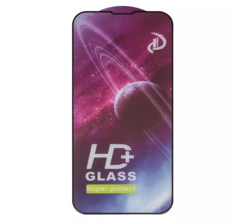 Захисне скло ASP для Apple iPhone 13 mini, сумісне з чохлом, Full Glue, чорне 